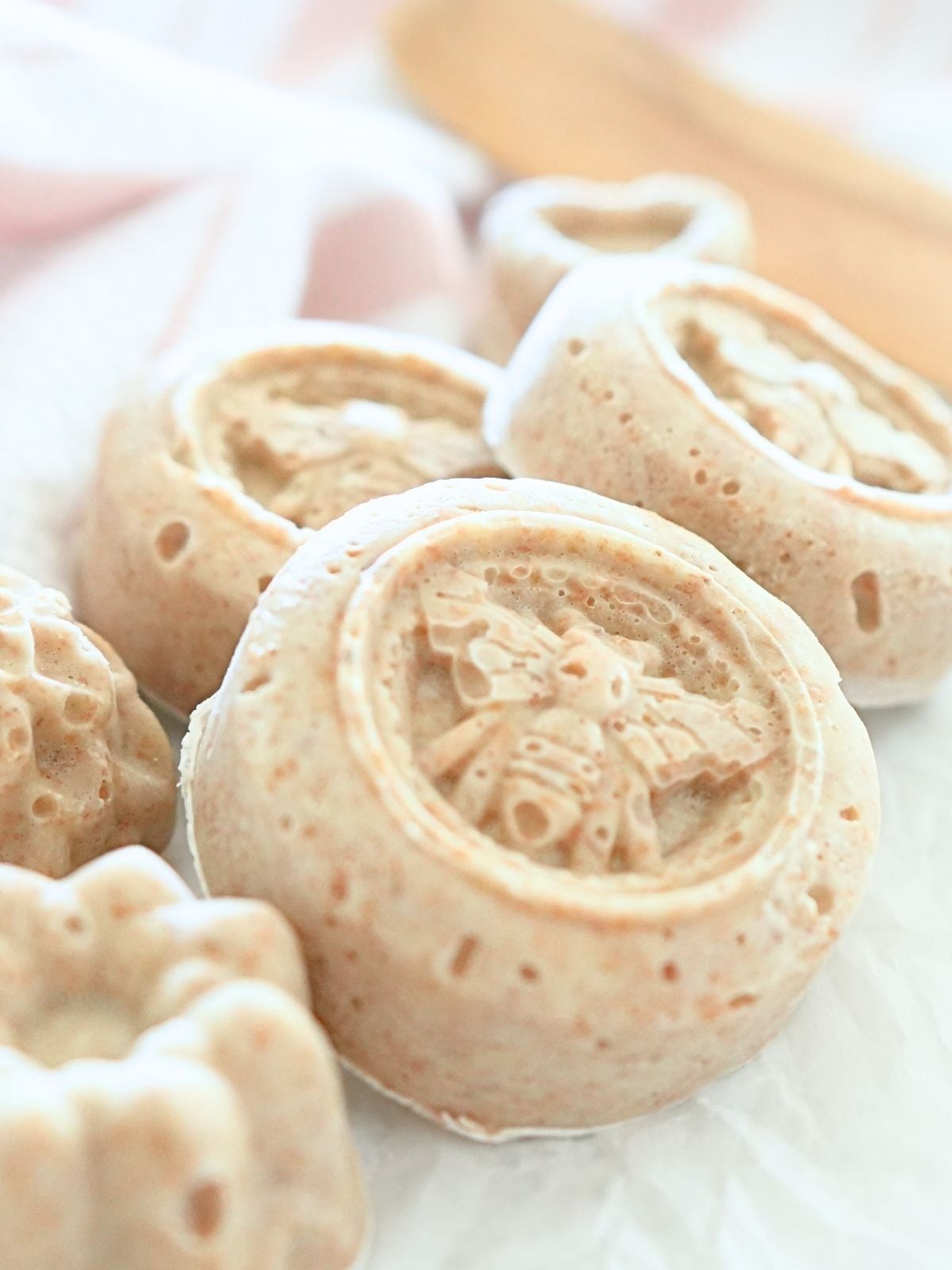 A stack of frozen sourdough starter.