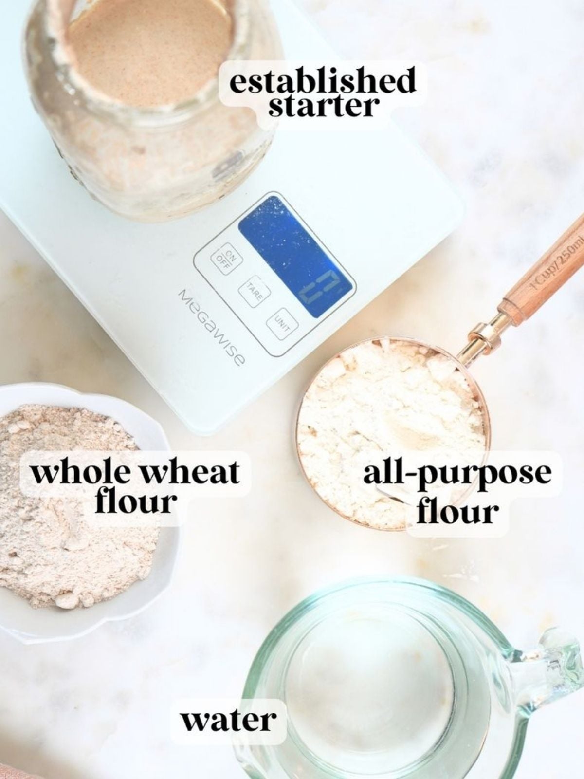 Ingredients displayed and labeled.