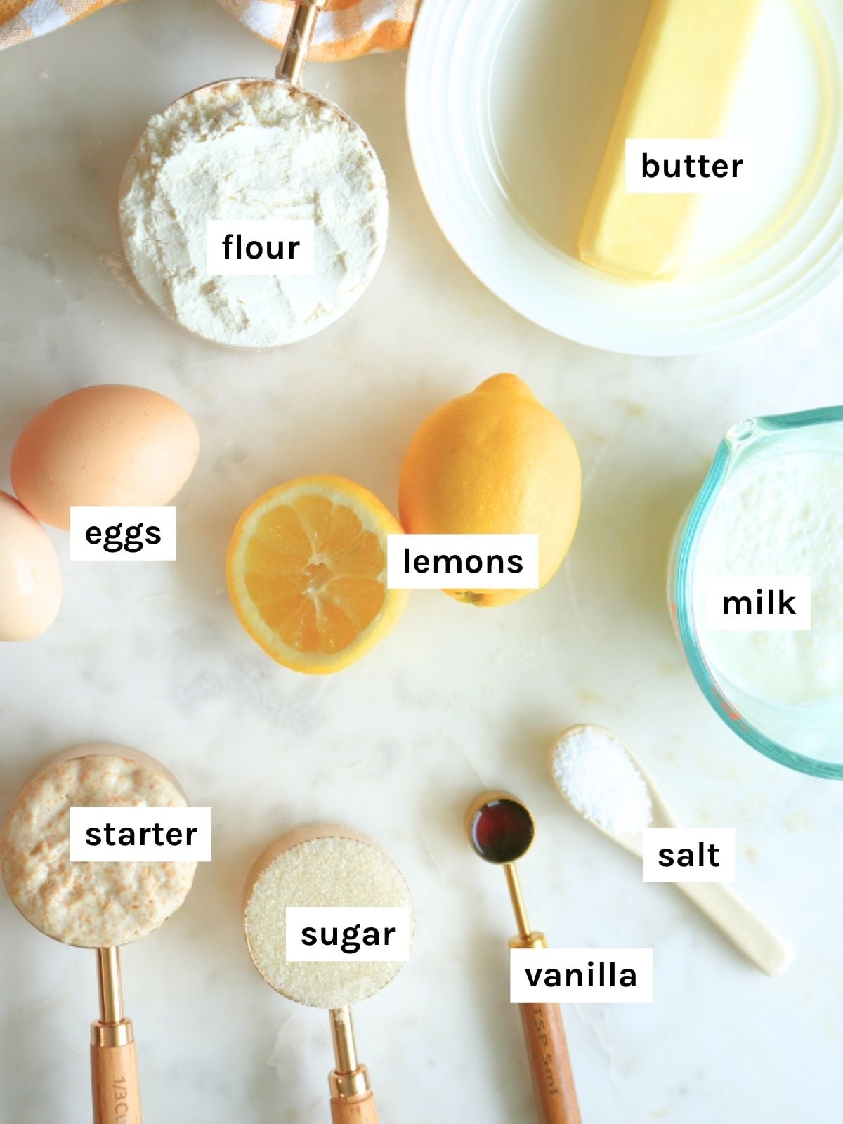 Ingredients displayed and labeled.