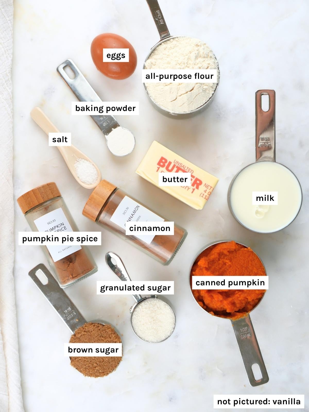 Ingredients displayed and labeled.