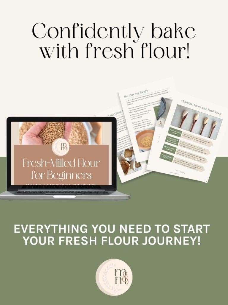 Pages of the fresh-milled flour ebook.