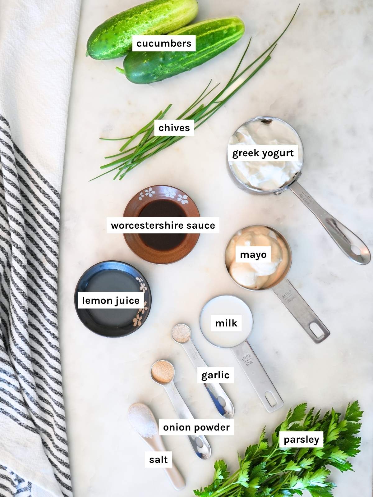 Ingredients displayed and labeled.